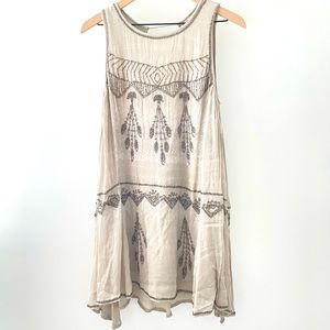 NWT Free People Beaded Mini Dress